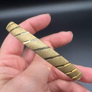 Vintage Monet Gold Tone Bangle Bracelet